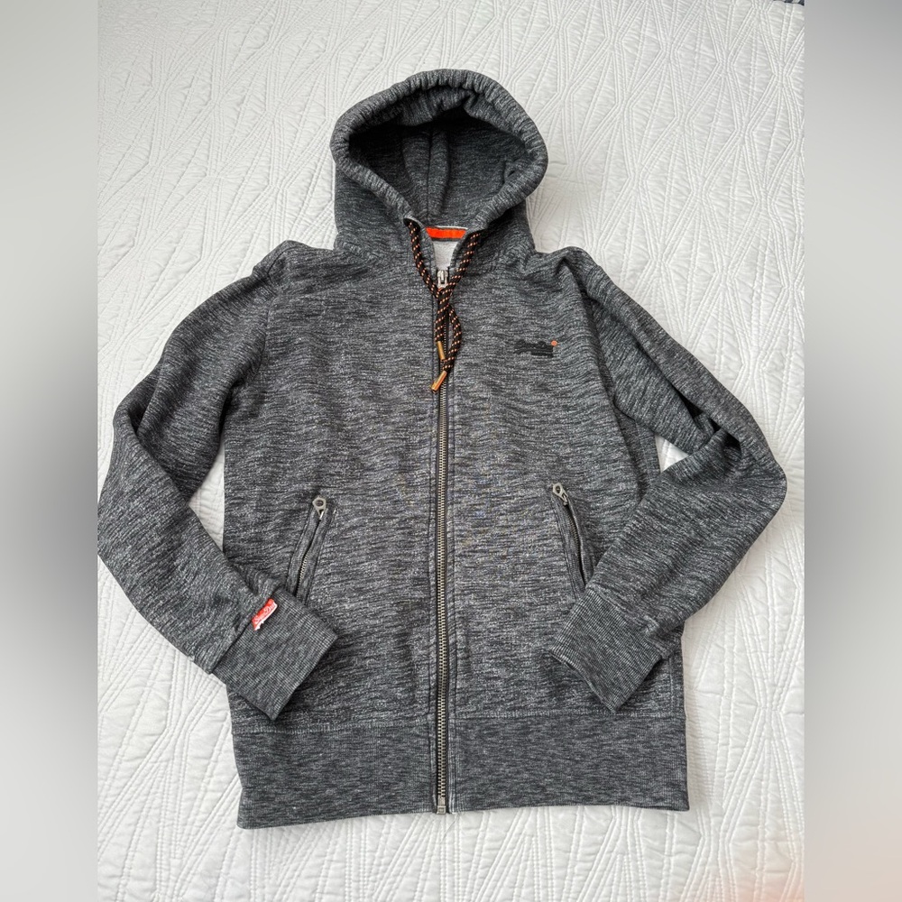 Super Dry Orange Label Zip Up
Hoodie